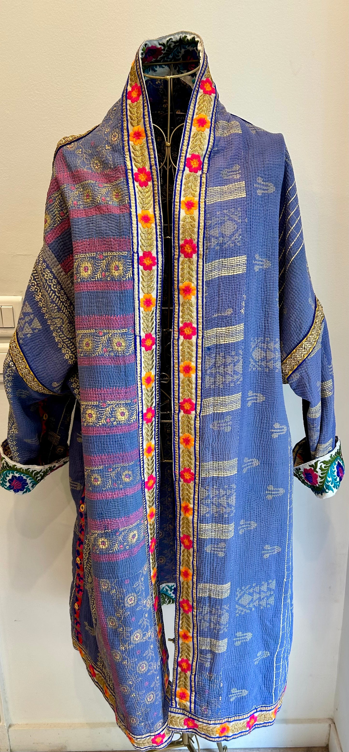 Manteau en Kantha
