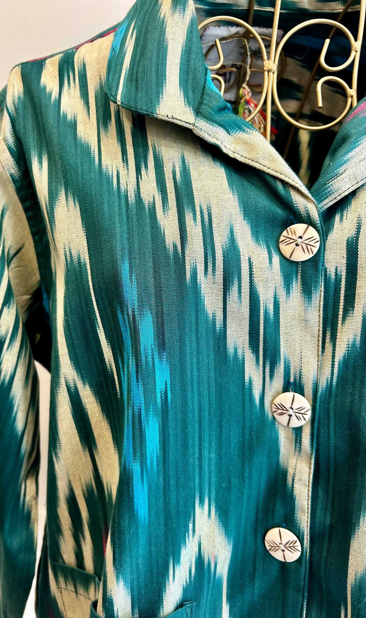 Veste en Ikat
