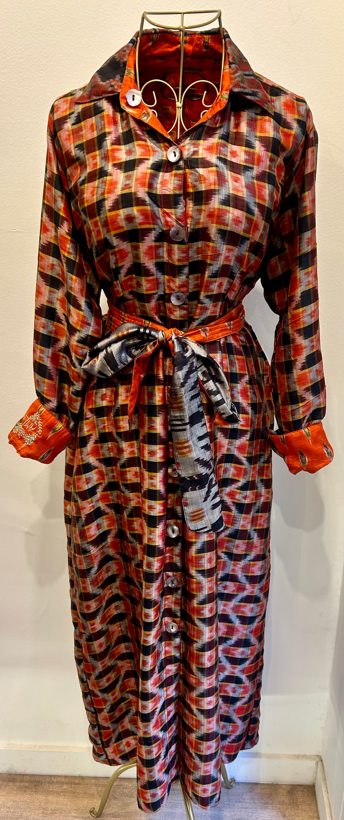Robe en soie