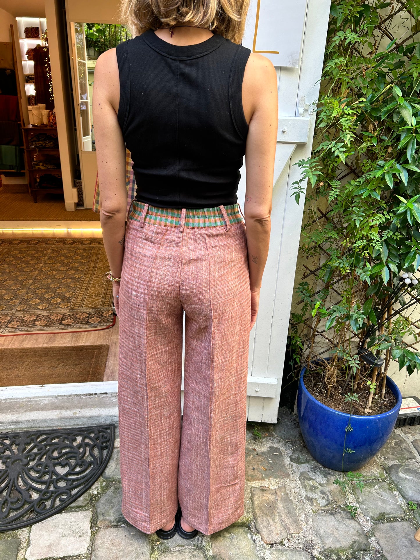 Pantalon en Khadi