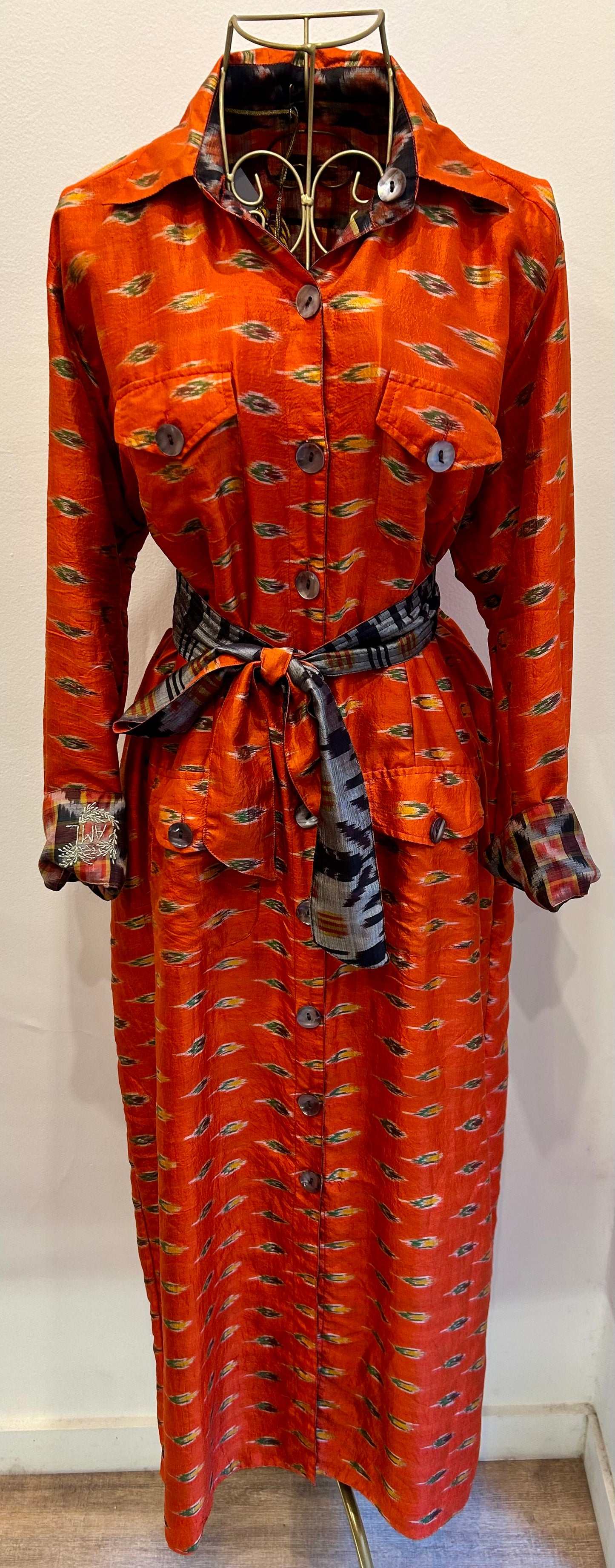 Robe en soie