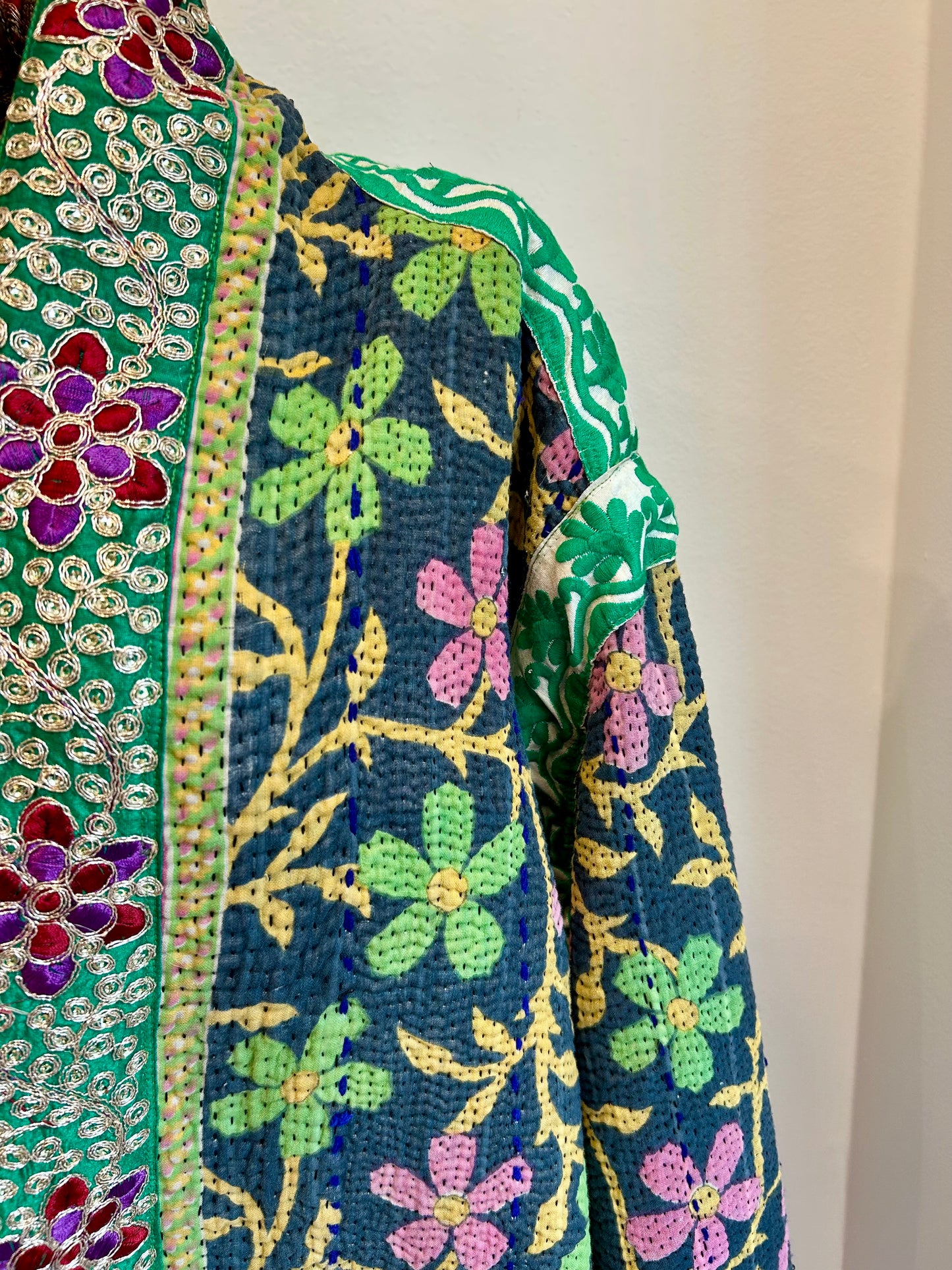 Manteau en Kantha