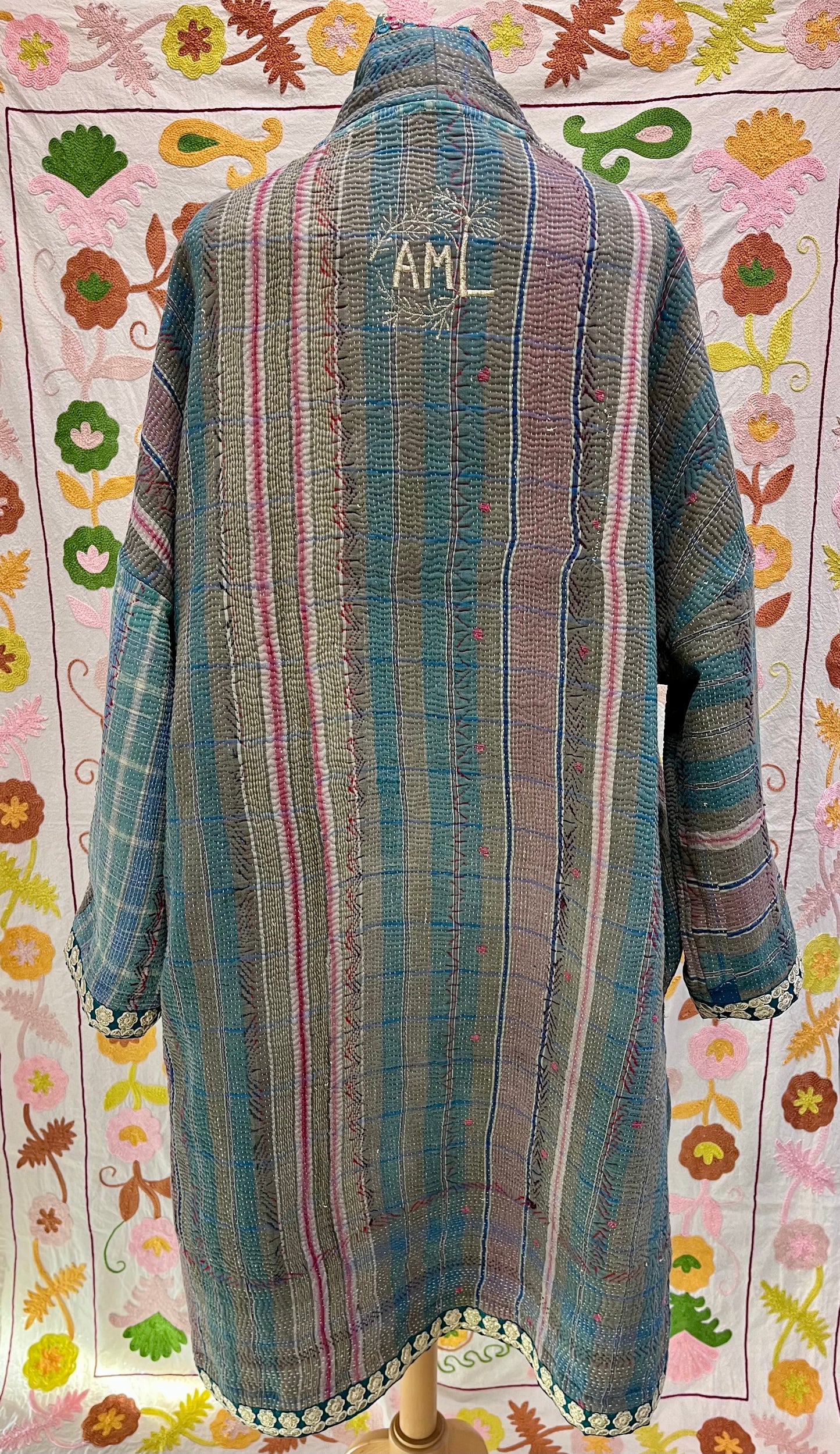 Manteau en Kantha