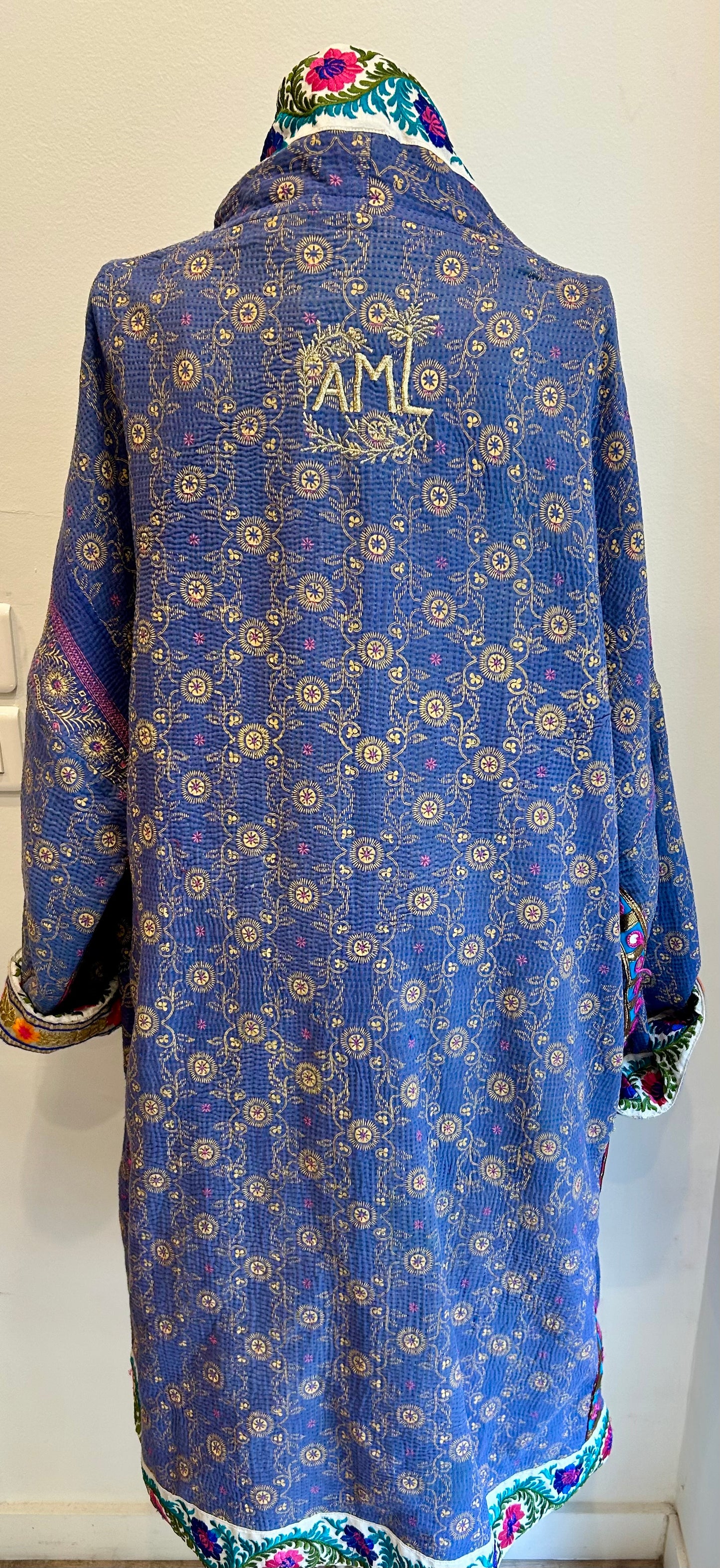 Manteau en Kantha