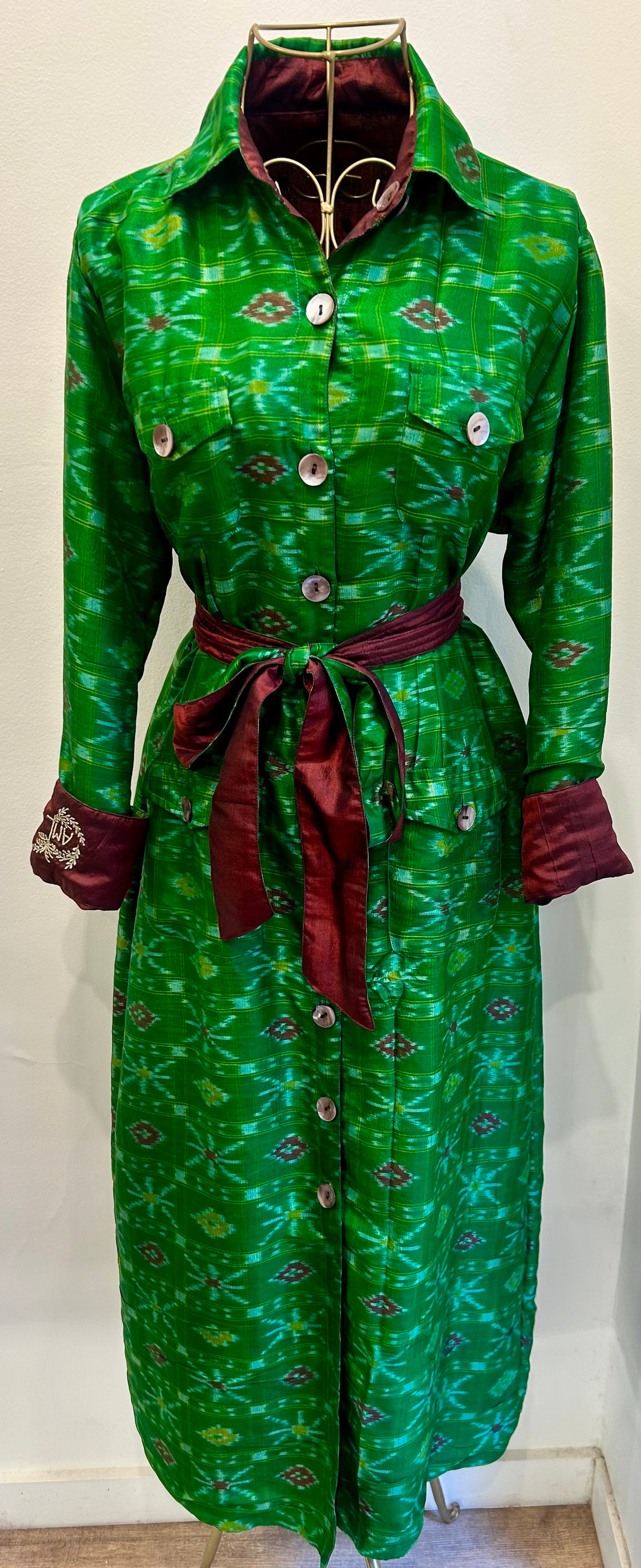 Robe en soie
