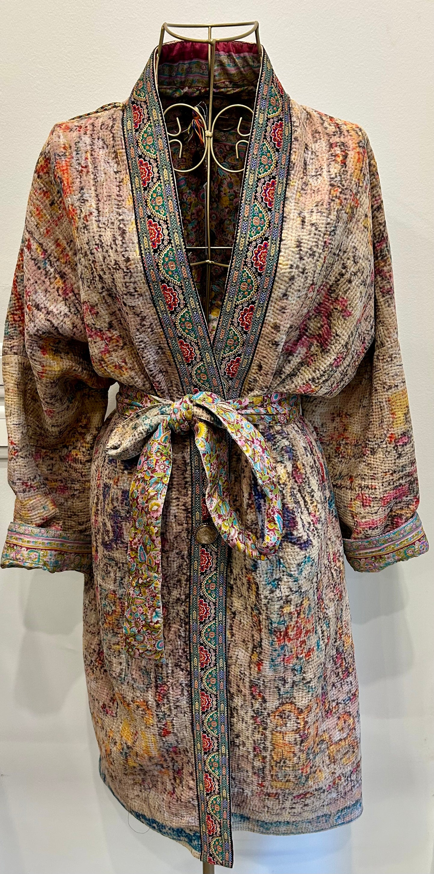 Manteau en Kantha