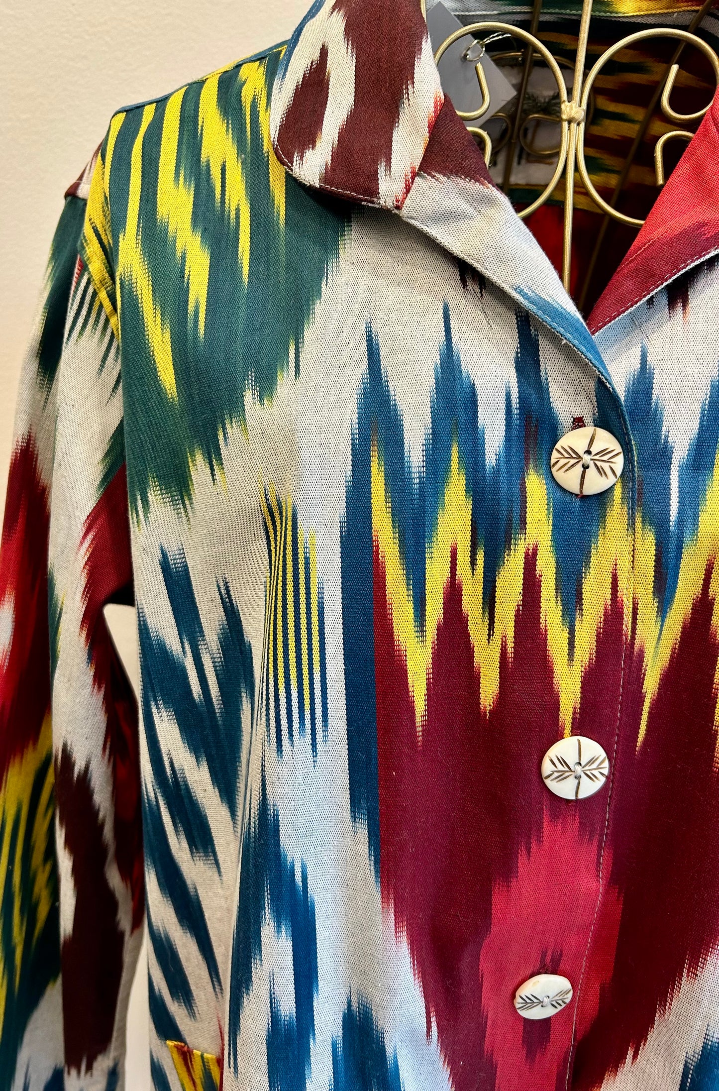 Veste en Ikat
