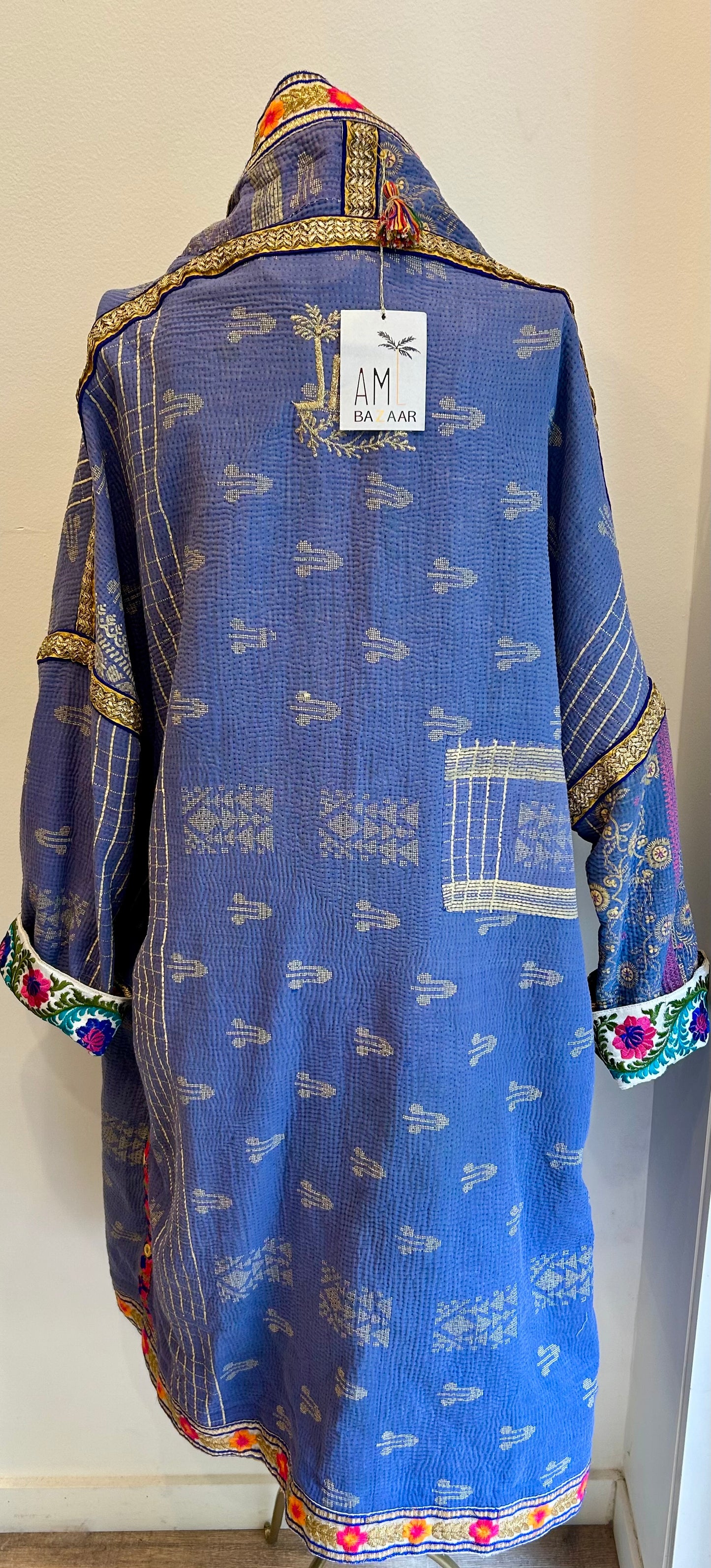 Manteau en Kantha