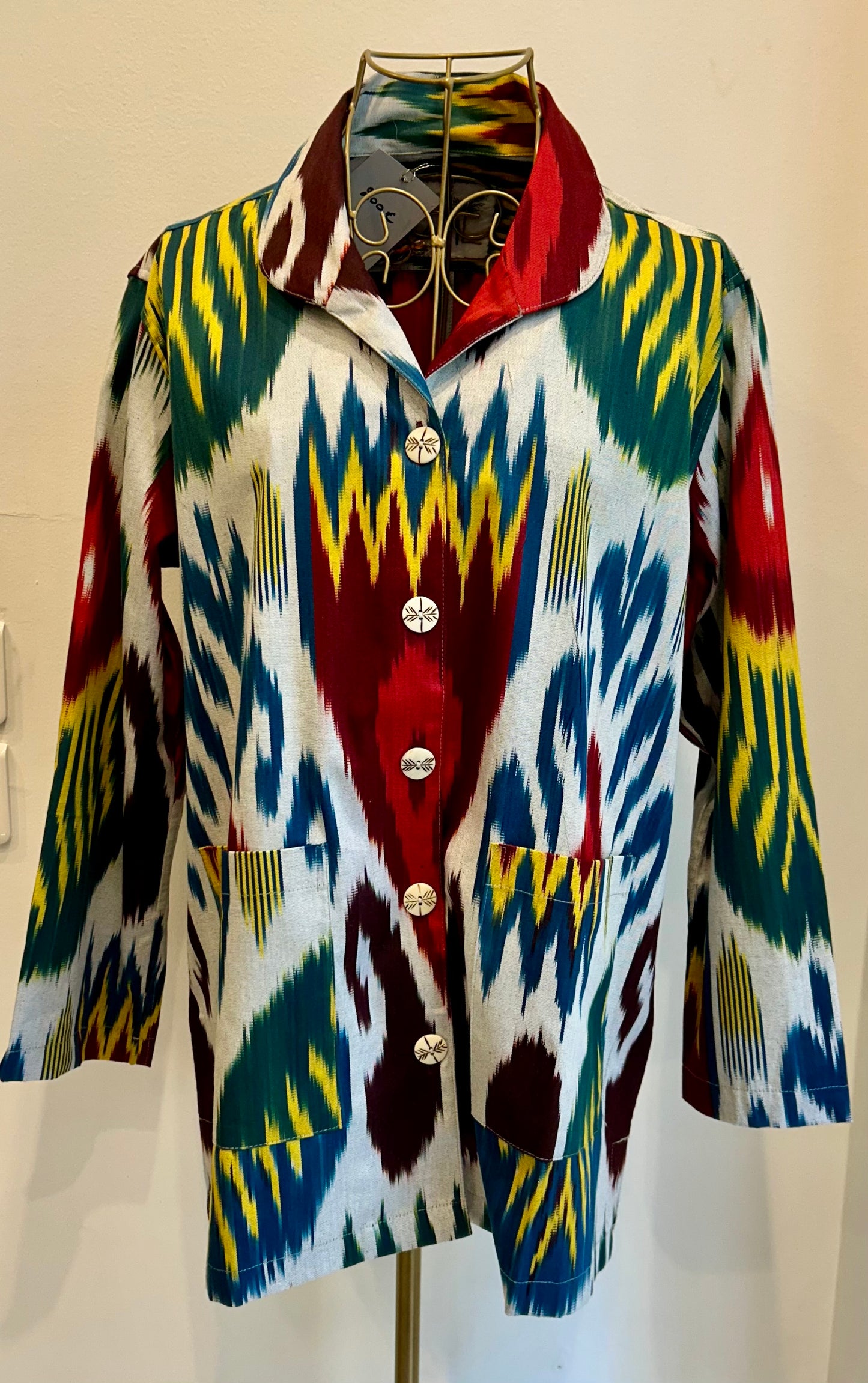 Veste en Ikat