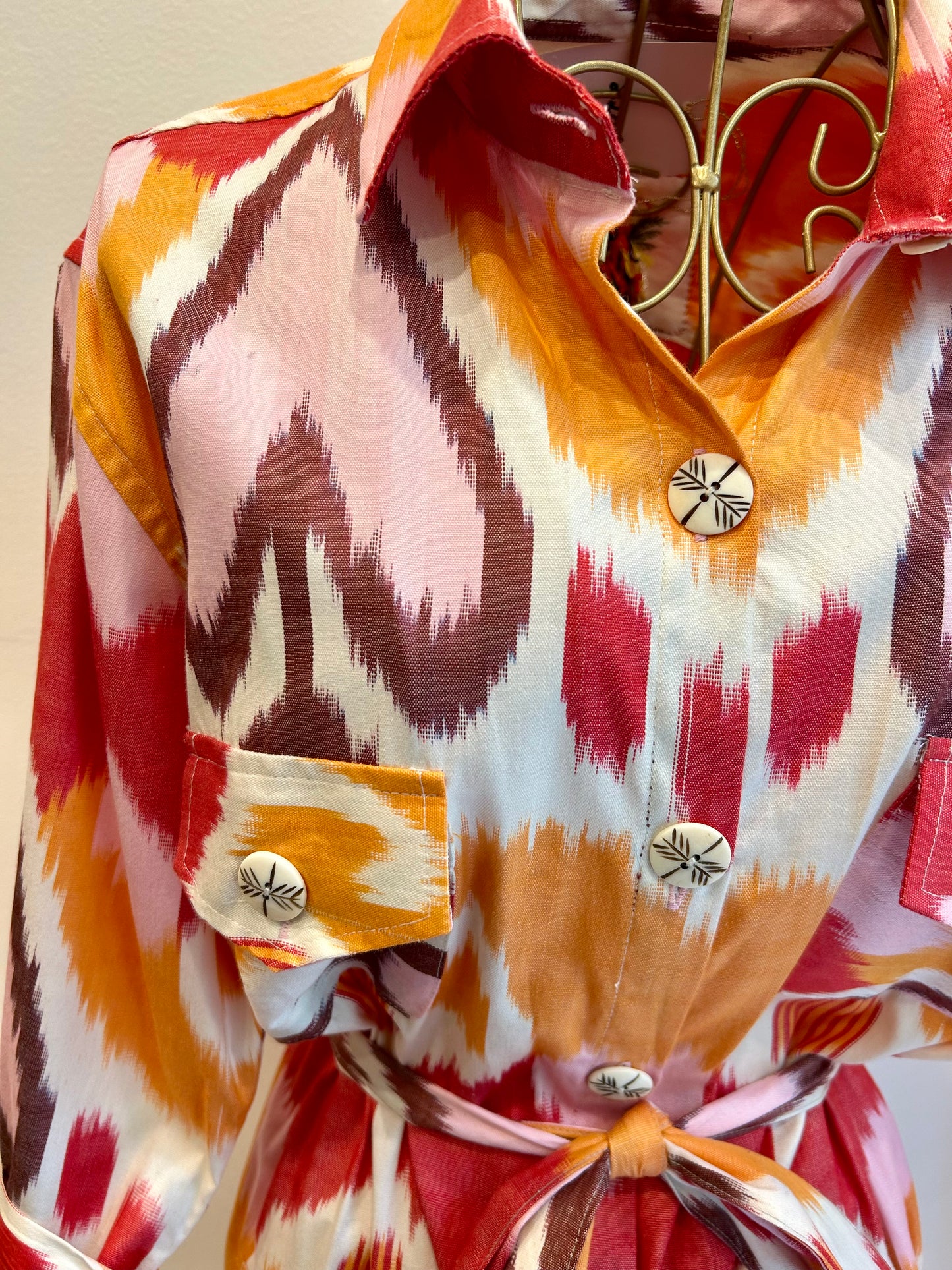 Robe en Ikat