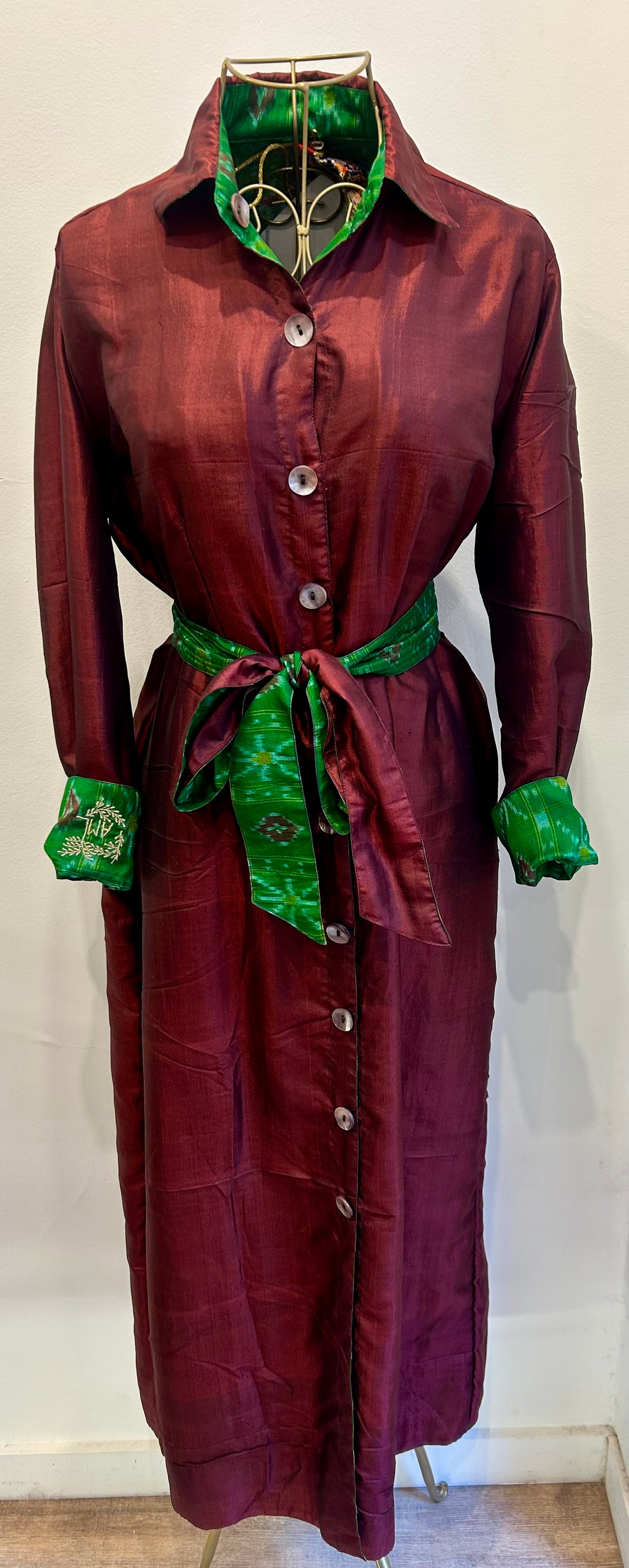 Robe en soie