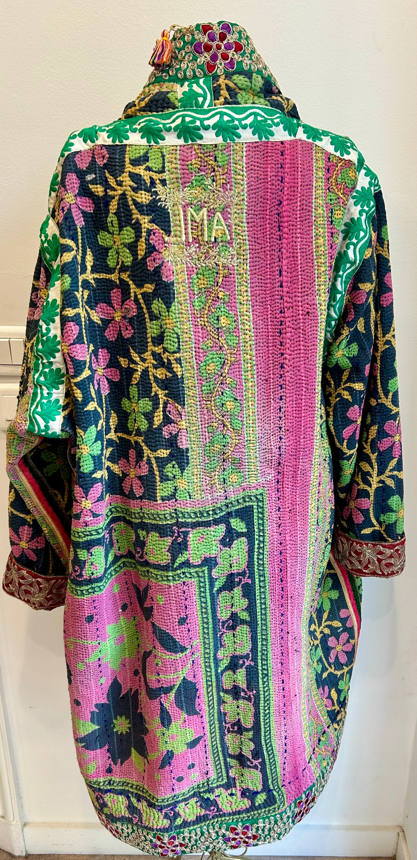 Manteau en Kantha