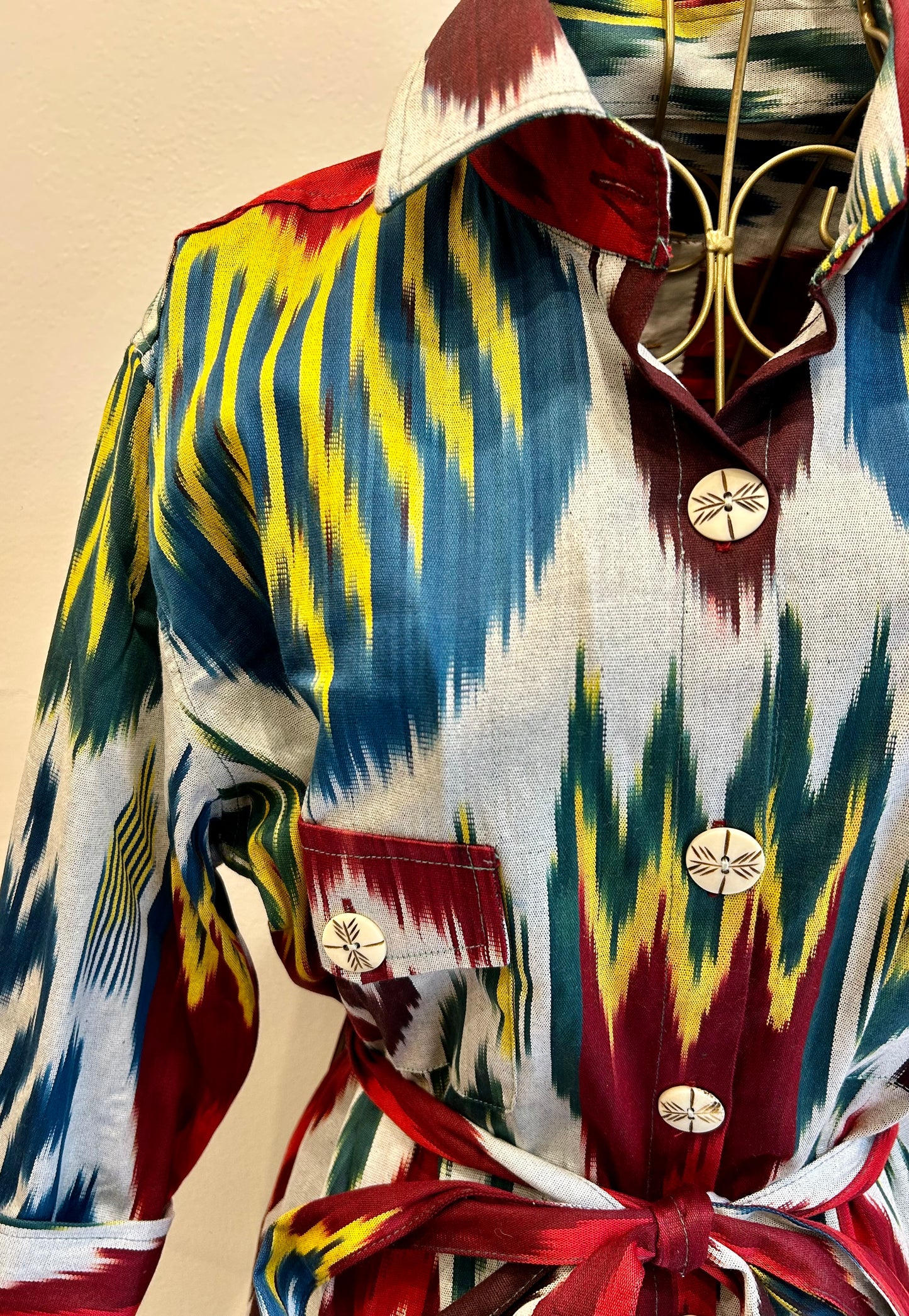 Robe en Ikat