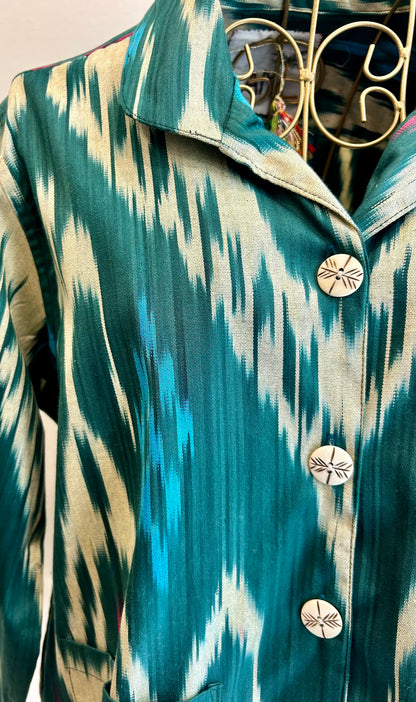 Veste en Ikat