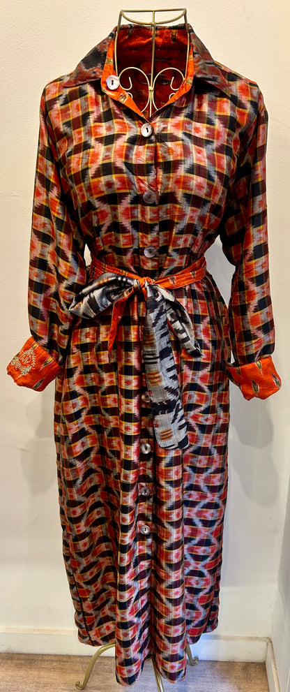 Robe en soie