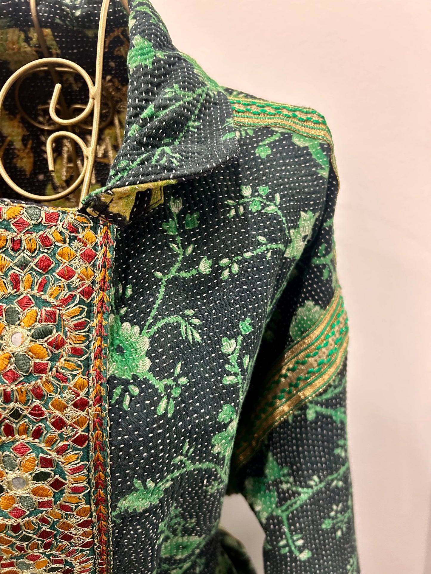 Manteau en Kantha