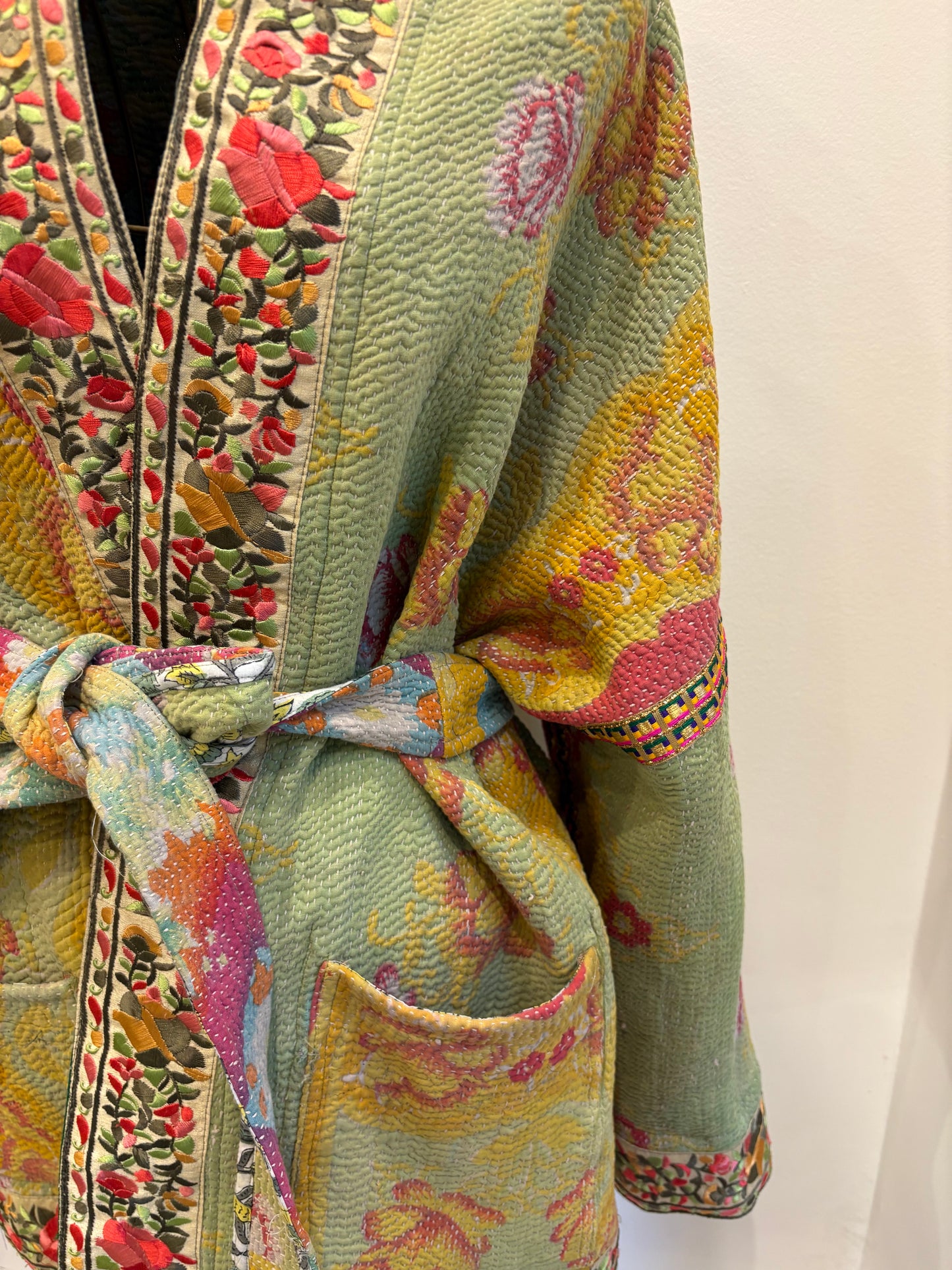 Veste en Kantha