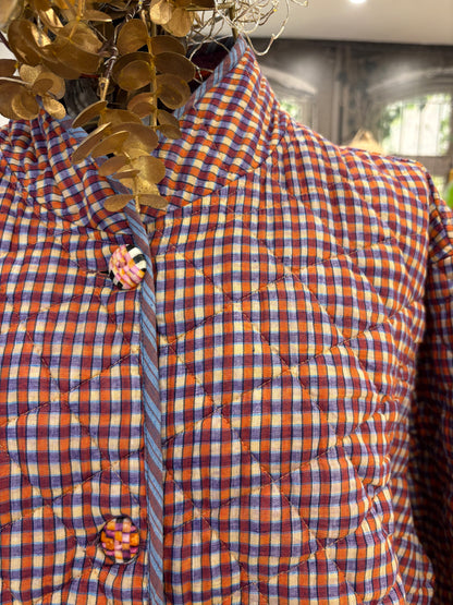 Doudoune matelassée en Khadi