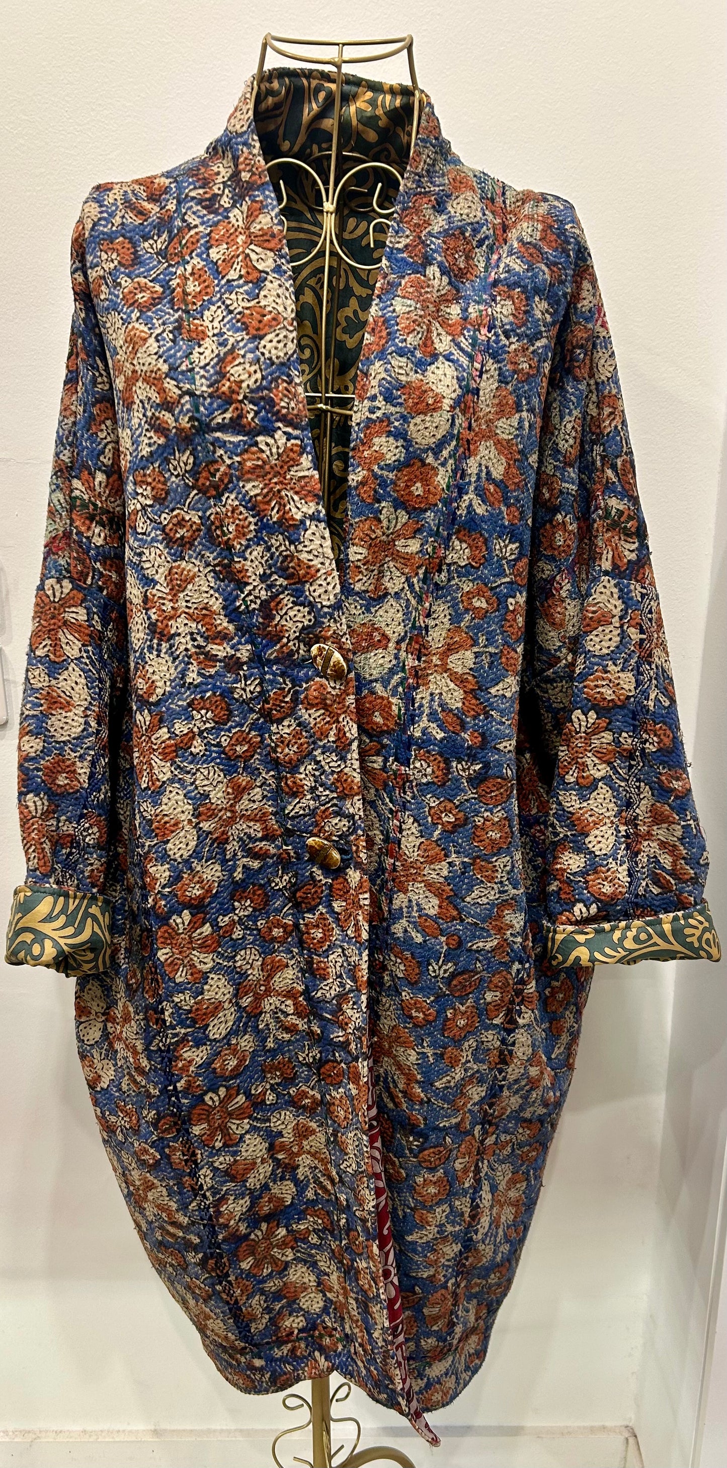 Manteau en kantha