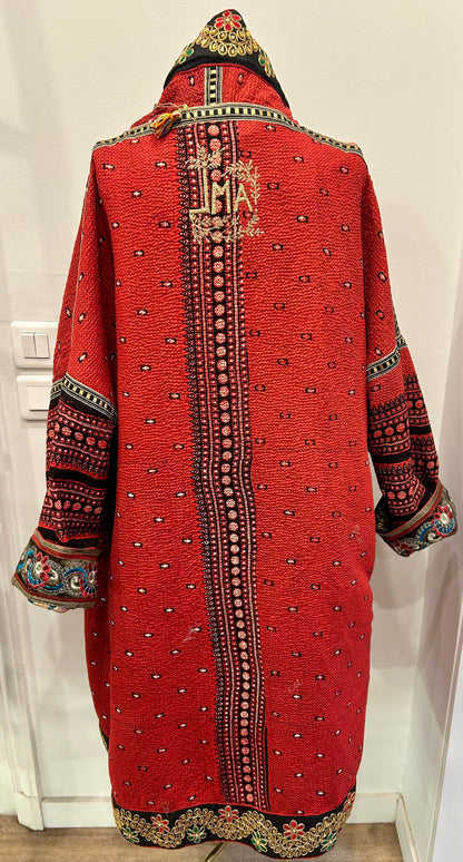 Manteau en Kantha