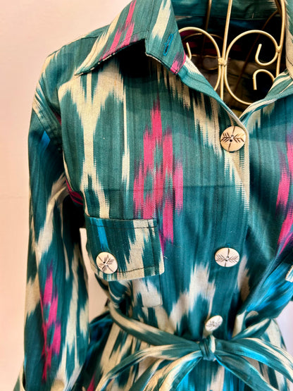 Robe en Ikat