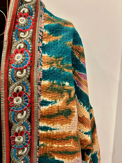 Manteau en Kantha