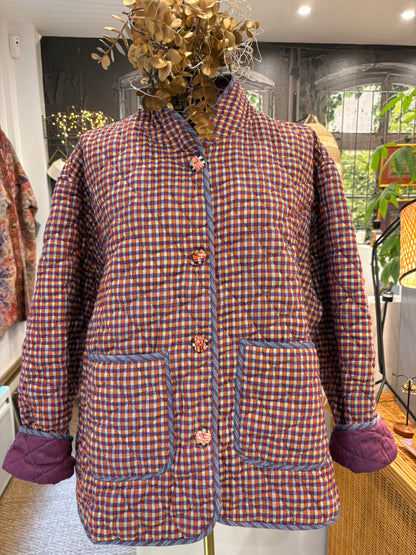 Doudoune matelassée en Khadi