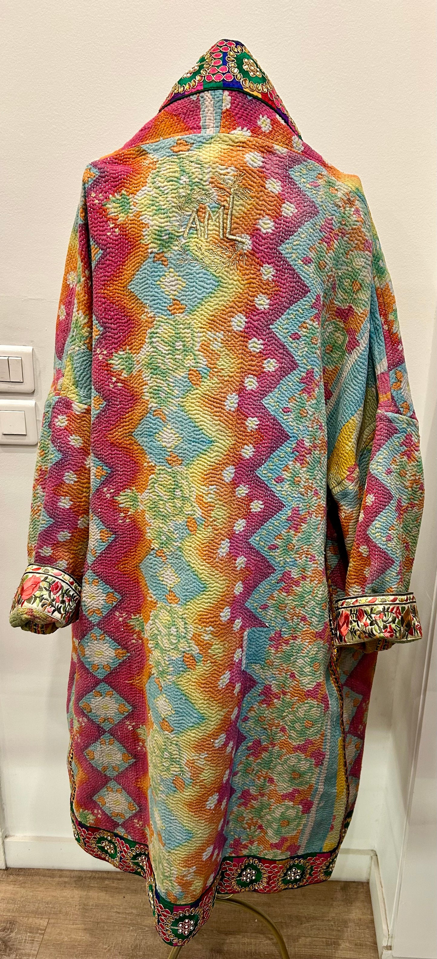 Manteau en Kantha