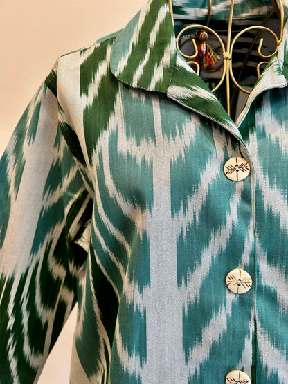 Veste en Ikat