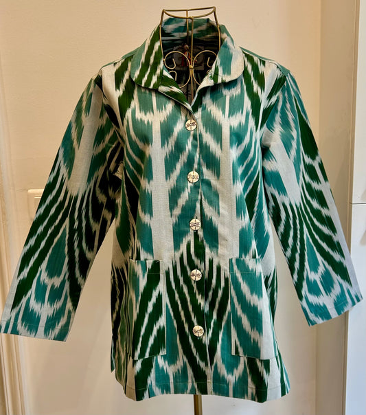 Veste en Ikat