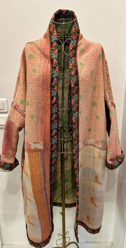 Manteau en Kantha