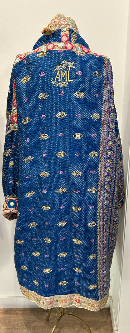 Manteau en Kantha