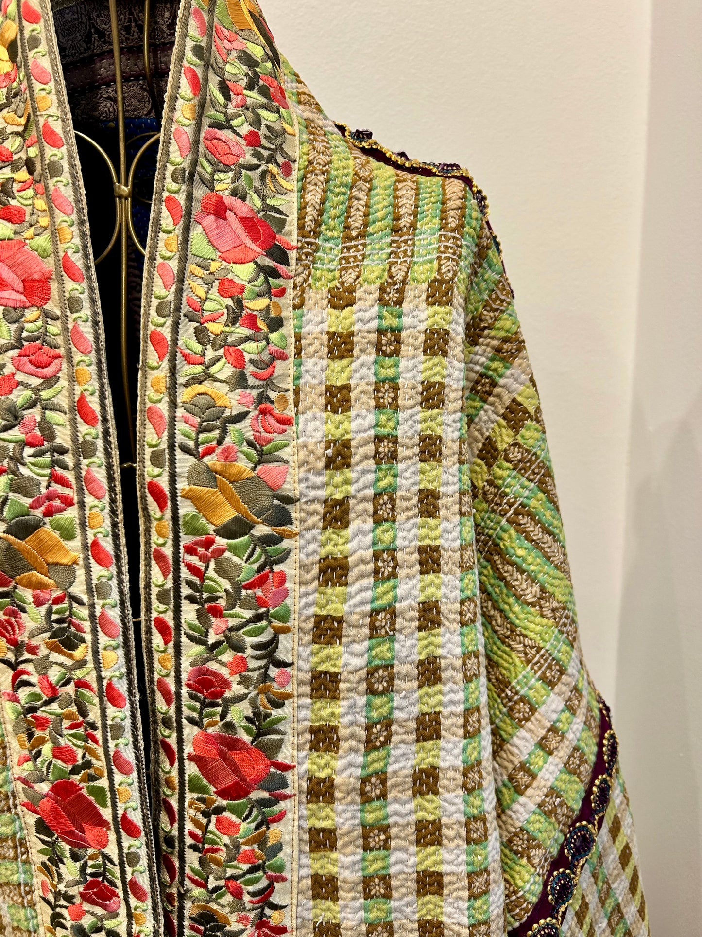 Manteau en Kantha