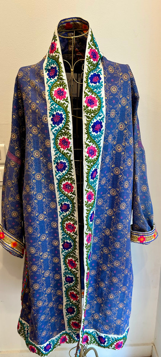 Manteau en Kantha