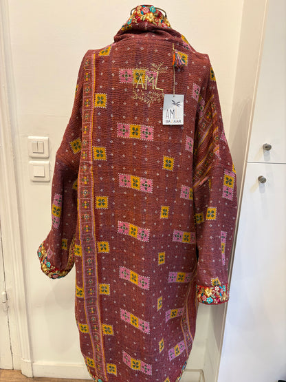 Manteau en Kantha