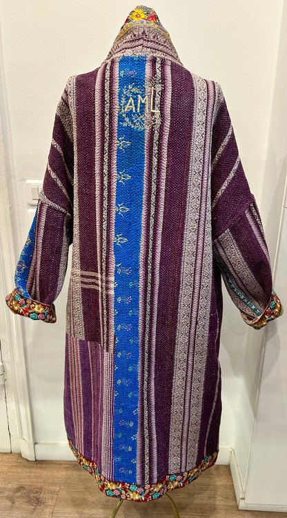 Manteau en Kantha