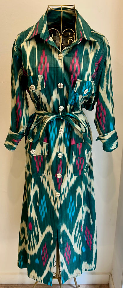Robe en Ikat