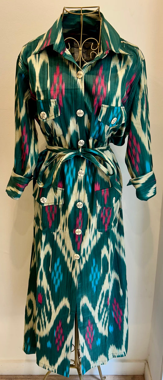 Robe en Ikat
