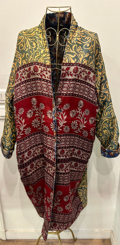 Manteau en kantha