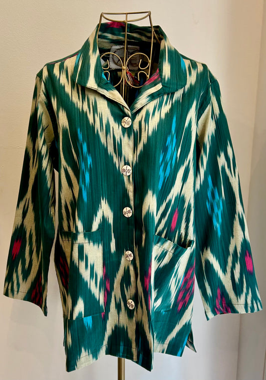 Veste en Ikat