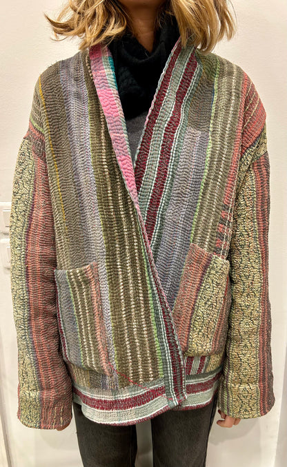 Veste en Kantha