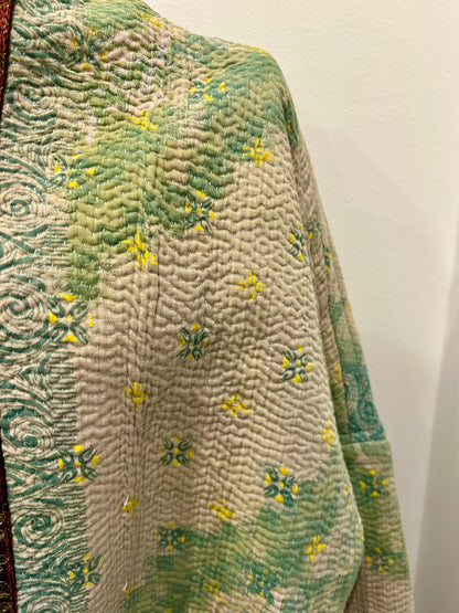 Manteau en Kantha