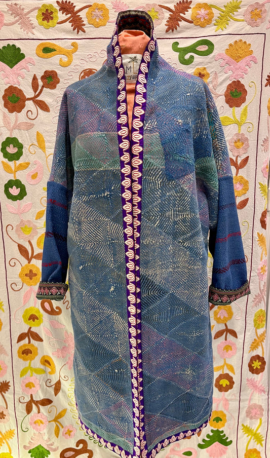 Manteau en Kantha