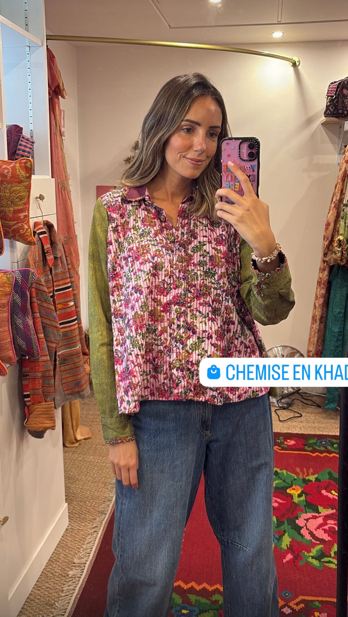 Chemise en Khadi