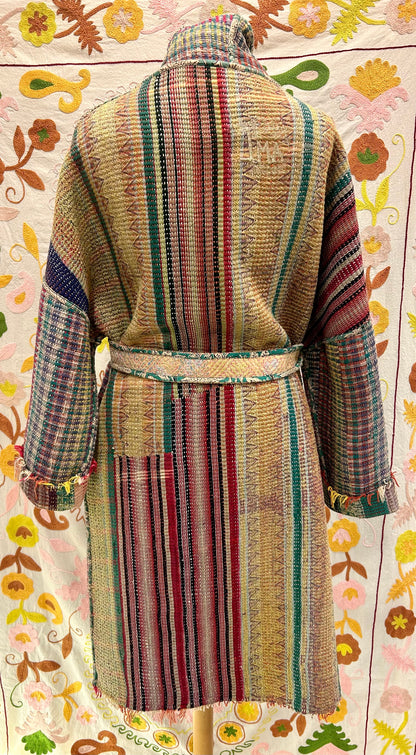 Manteau en kantha