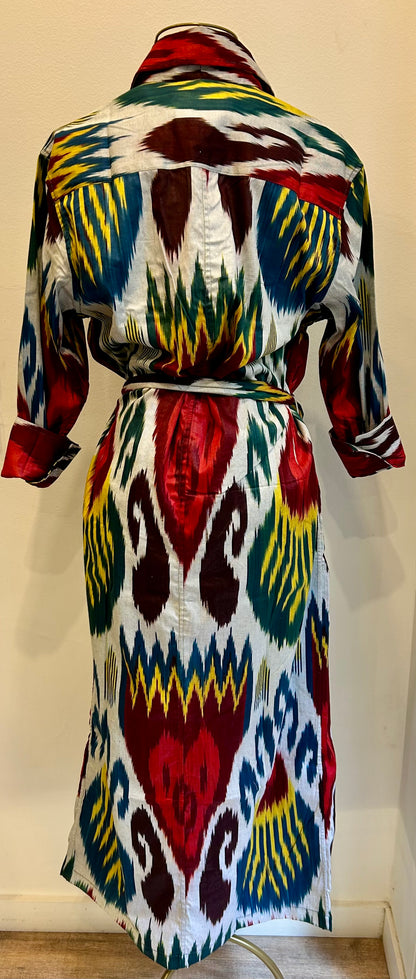 Robe en Ikat