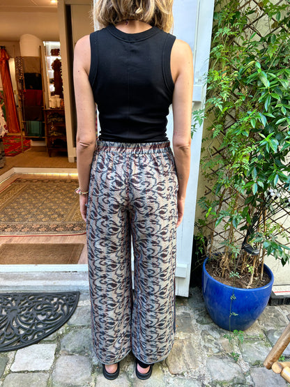 Pantalon en Kantha