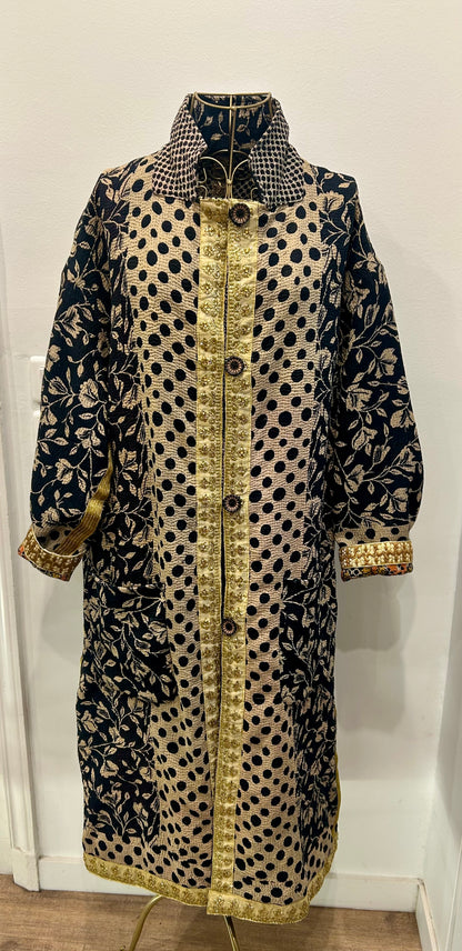 Manteau en Kantha