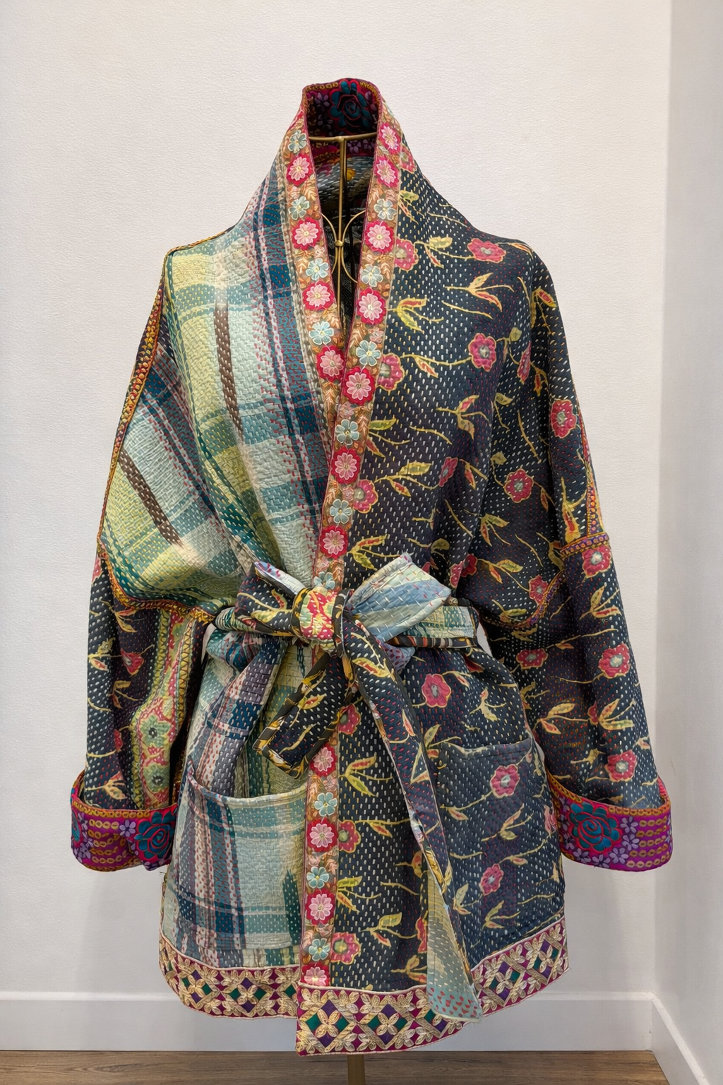Veste en Kantha