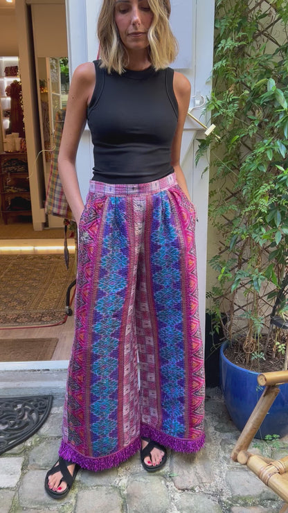 Pantalon en Kantha